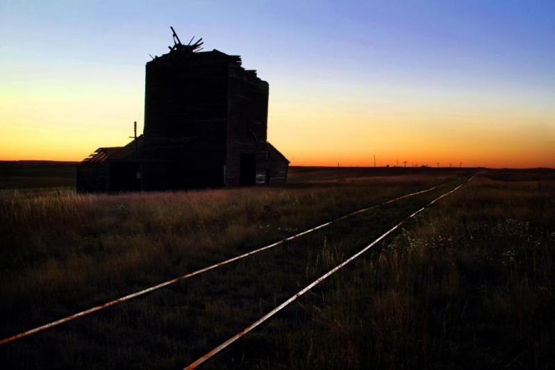 Competition entry: Sunset and Abandoned Mill