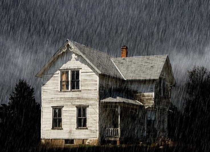 Competition entry: Old house in the rain