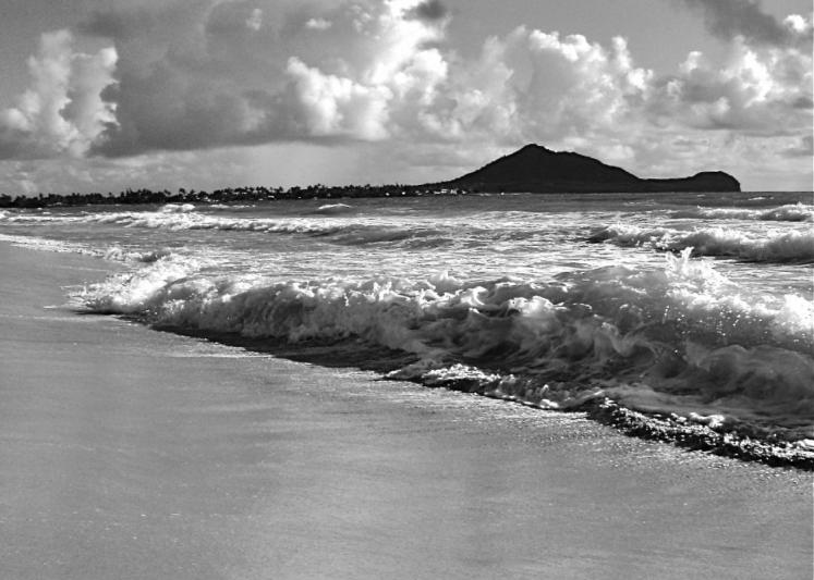 Competition entry: Rain Clouds at Hawaiian Beach