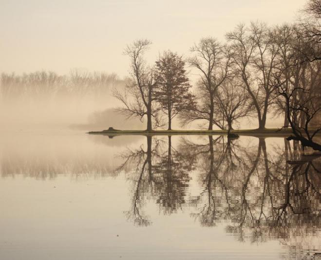 Competition entry: Fog over the lake in the morning