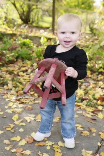 Competition entry: Paisley with red stool