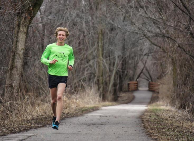 Competition entry: Jogger on the marsh trail