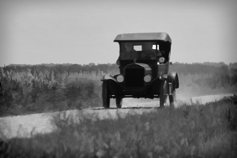 Competition entry: Lovely Old Car on a Dusty Road