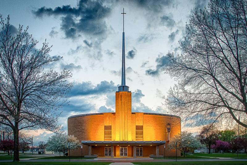 Competition entry: Mary Mother of the Church - at dusk