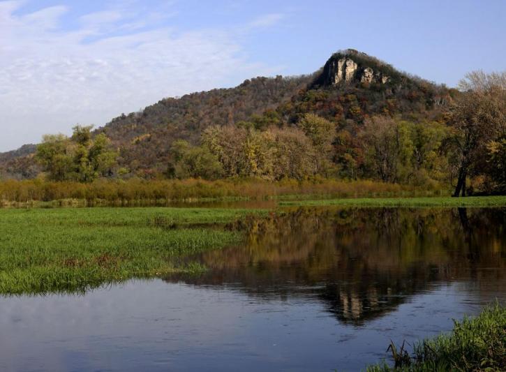 Competition entry: VIEW OF THE BLUFF FROM GOOSE ISLAND