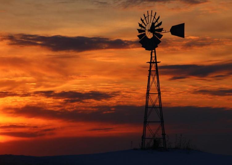 Competition entry: Windmill at Sunset