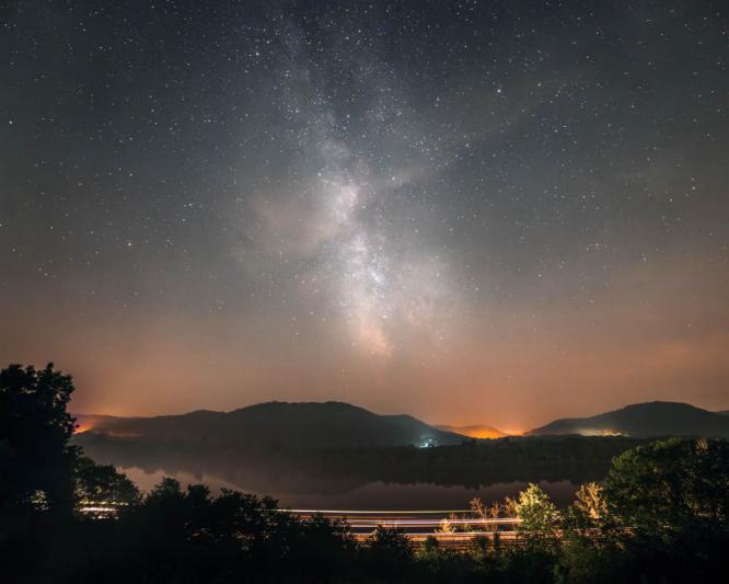 Competition entry: Milky Way over the Mississippi