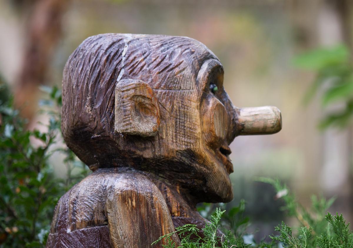 A troll statue at Riverside