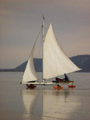 Competition entry: Ice Sailing