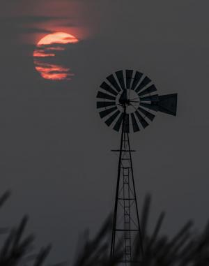 Competition entry: Windmill at Sunset