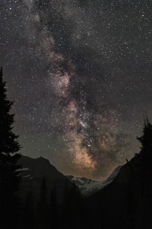 Competition entry: Milky Way over Jackson Glacier