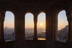 Morning Sunrise in Budapest