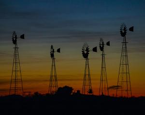 Competition entry: Sunset Windmills