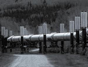Competition entry: Alaska pipeline with cooling towers