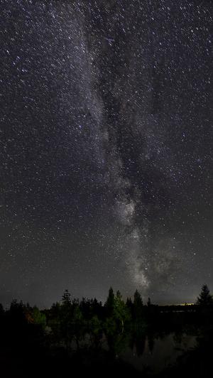 Competition entry: Milky Way over Lake Chippewa Bog